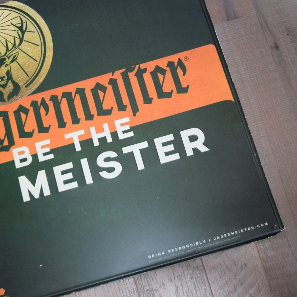 JAGERMEISTER Be The Meister Metal Wall Art Sign Jager 24”X 24” 2017 Tin The Stag - Picture 3 of 10
